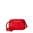 thumbnail image 1 of Time and Tru Women's Megan Multi-Compartment Adjustable Crossbody Handbag Coral Amber, 1 of 5
