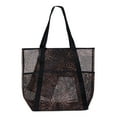 thumbnail image 1 of Time and Tru Women's Mesh Beach Tote Handbag, Cheetah, 1 of 5