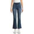 thumbnail image 1 of Time and Tru Women's Mid Rise Bootcut Jeans, 31" Inseam, sizes 2-20, 1 of 6