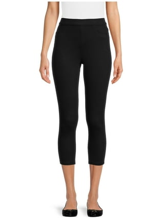 Avia Women's Stretch Cotton Blend Capri Leggings with Side Pockets -  Walmart.com