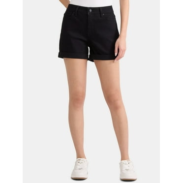 Time and Tru Women's Mid-Rise Denim Short, 4" Inseam, Size 2-20