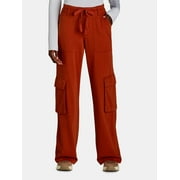 Time and Tru Women's Drawstring Cargo Pants, 29", 31", 33" Inseams, Sizes 2-20