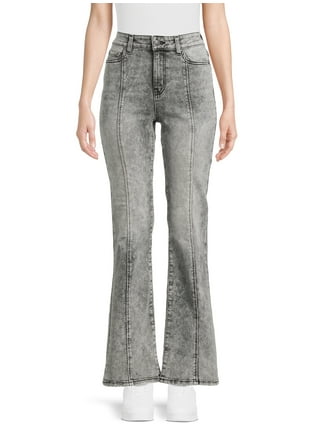 Time and Tru Women's Core Modern Mid Rise Straight Jeans (Dre Wash, 24) at   Women's Jeans store