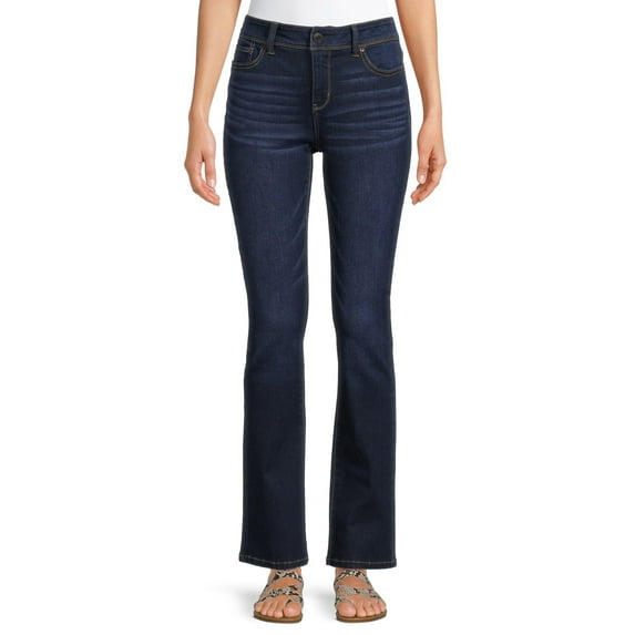 Time and Tru Women's Mid Rise Slim Boot Jeans