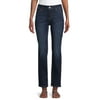 Time and Tru Women’s Mid Rise Straight Jeans, 29" Inseam for Regular, Sizes 2-18