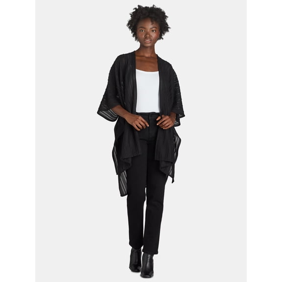 Time and Tru Women’s Mid Rise Straight Leg Jeans, Sizes 0-22, Regular & Short Inseams