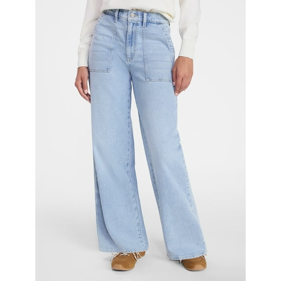 Time and Tru Women's Utility Jeans, Sizes 0-22