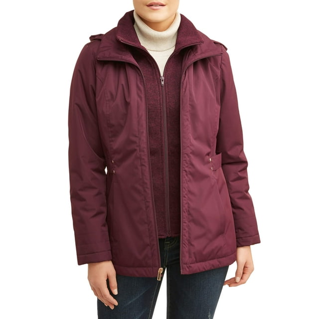 Time and Tru Women's Midweight Jacket - Walmart.com