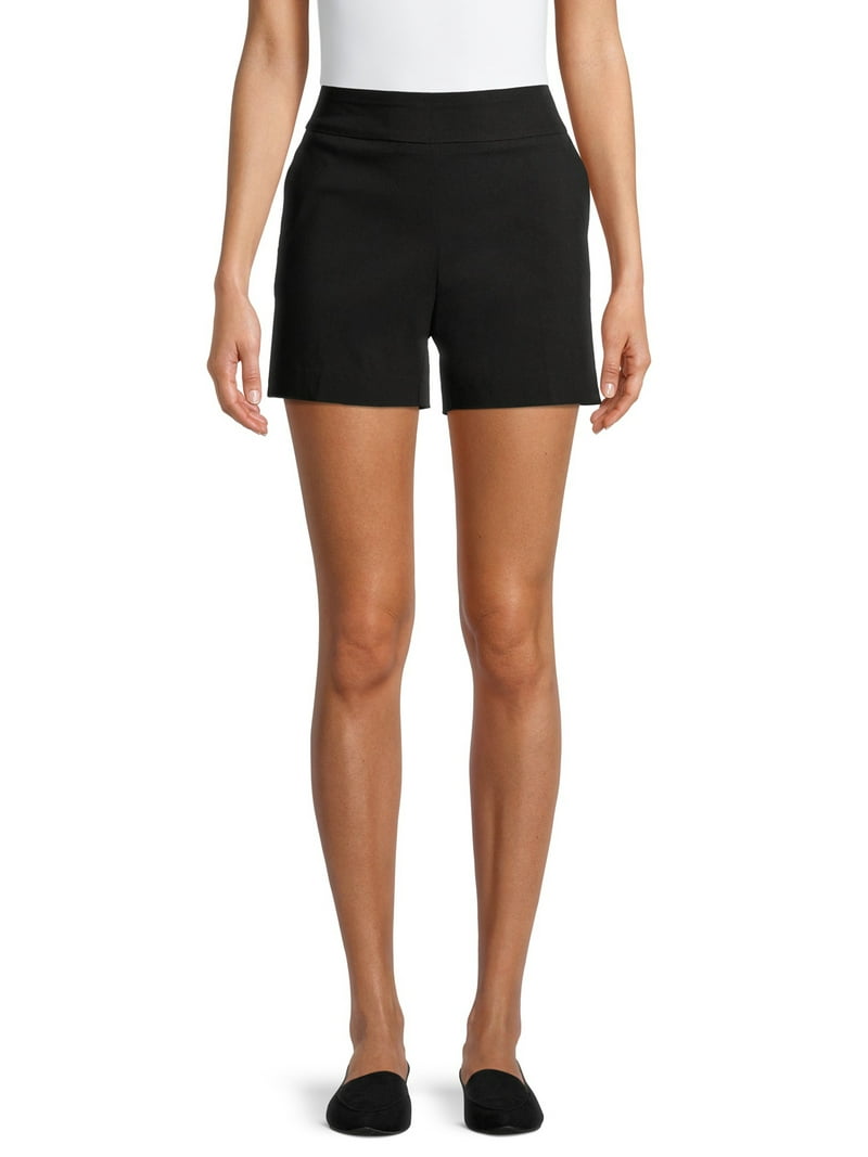 Time and Tru Women's Millennium 4'' Pull-On Shorts - Walmart.com