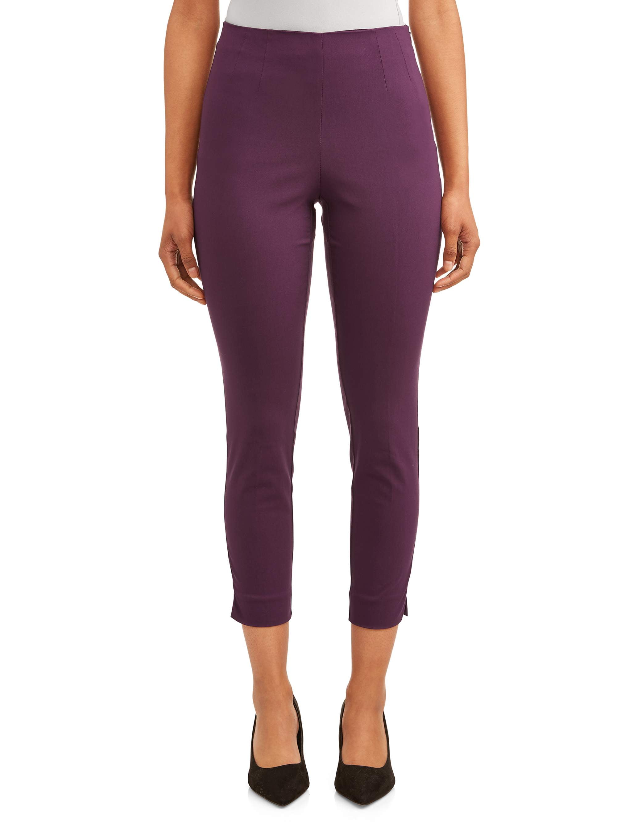 Time and Tru Suede Casual Pants for Women