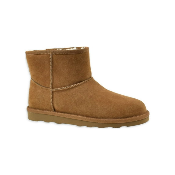 Time and Tru Women's Mini Genuine Suede Boots