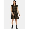 thumbnail image 1 of Time and Tru Women's Mini Woven Dress, 1 of 5