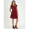 thumbnail image 1 of Time and Tru Women's Mini Woven Dress, 1 of 5