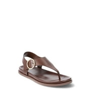 Time and Tru Women's Minimalist Buckle Sandals