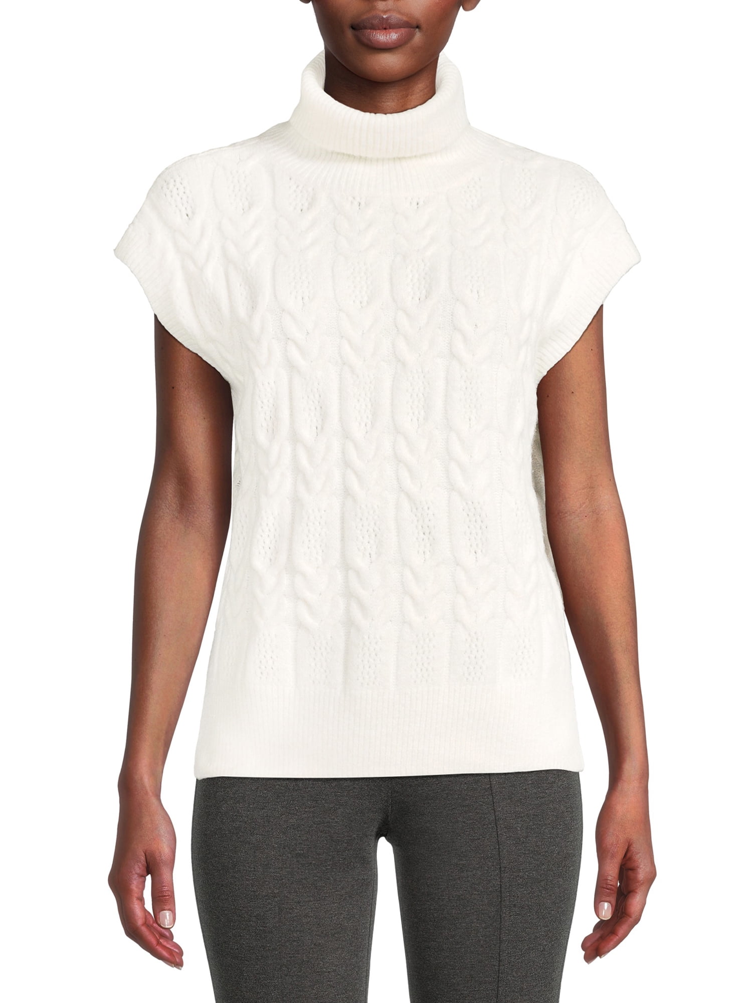 Gilet Sans Manches Femme Guinevere - Taille M, Maille Câblée, Occasion Très Bon état