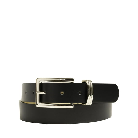 Time and Tru Women's Multi Loop Strong Belt, Black