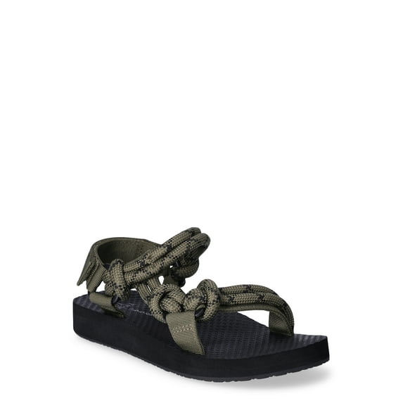 Time and Tru Women's Nature Sandals, Wide-Width Available