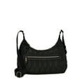 thumbnail image 1 of Time and Tru Women's Nylon Crossbody Handbag, Black, 1 of 5