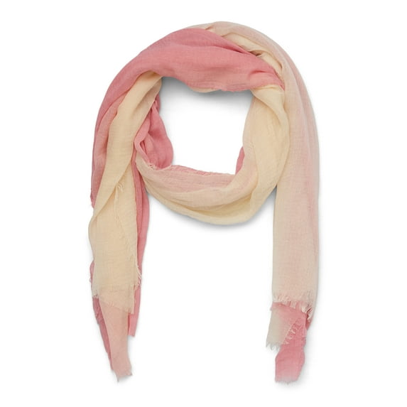 Time and Tru Women's Ombre Oblong Scarf, Pink