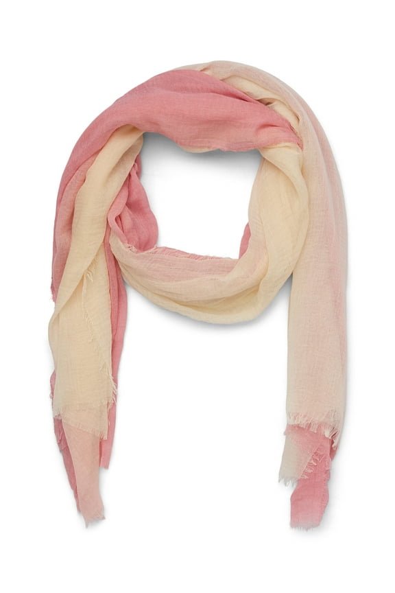 Women's Ombre Oblong Scarf, Pink