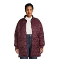 thumbnail image 1 of Time and Tru Women's Onion Belted Barn Coat, Sizes XS-3X, 1 of 5