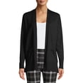 thumbnail image 1 of Time and Tru Women's Open Front Cardigan Sweater, 1 of 6