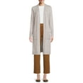 thumbnail image 1 of Time and Tru Women's Open Front Duster Cardigan, 1 of 5