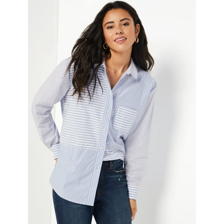 Time and Tru Women's Oversized Shirt