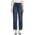 thumbnail image 1 of Time and Tru Women's Parachute Cargo Jogger Pants, 26", 27", 28" Inseam, Sizes XS-XXXL, 1 of 5