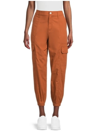 Time and Tru Women's Pants Size XL/XG 16-18 Color Orange: A Pop of Color  for You