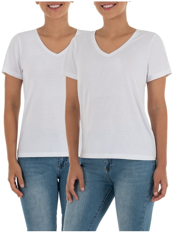 Time And Tru V-neck T-shirts