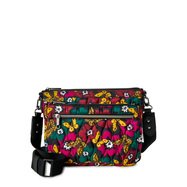 Floral Butterfly Wristlet - Pink