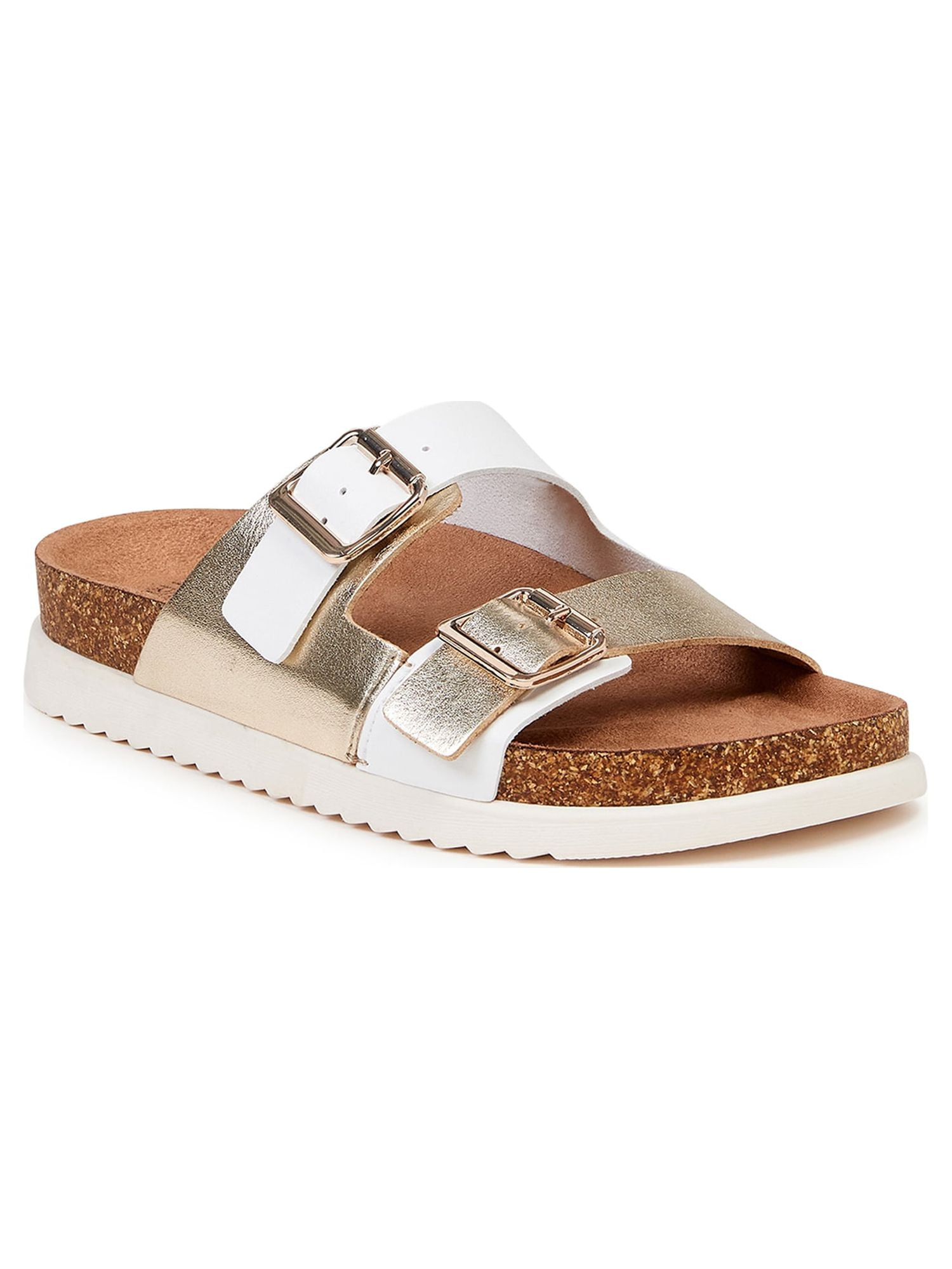 Platform footbed sandals clearance