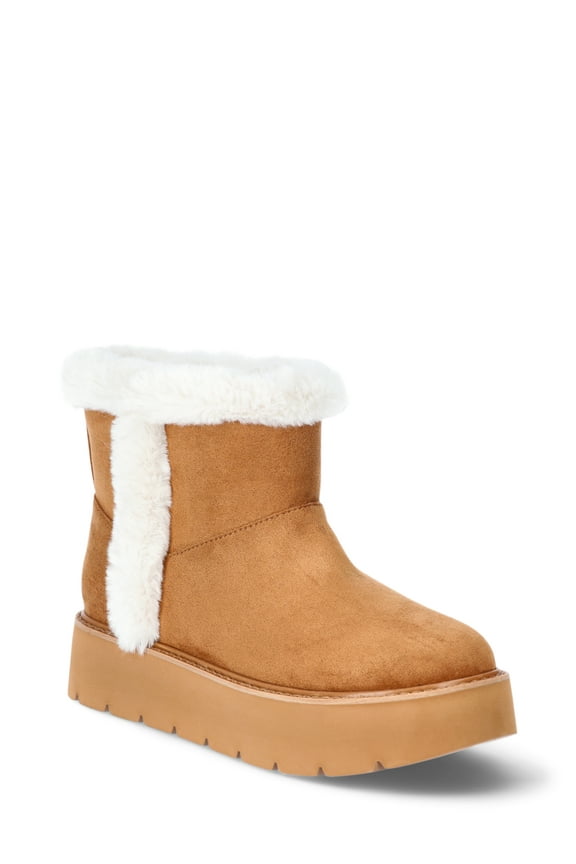 Women's Platform Mini Cozy Boots