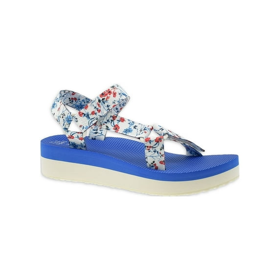 Time and Tru Women's Platform Nature Sandals