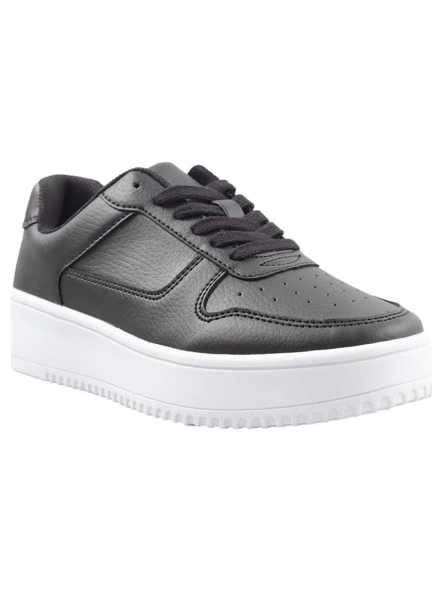 Time and Tru Women's Platform Sneakers, Casual & Dress Shoes, White