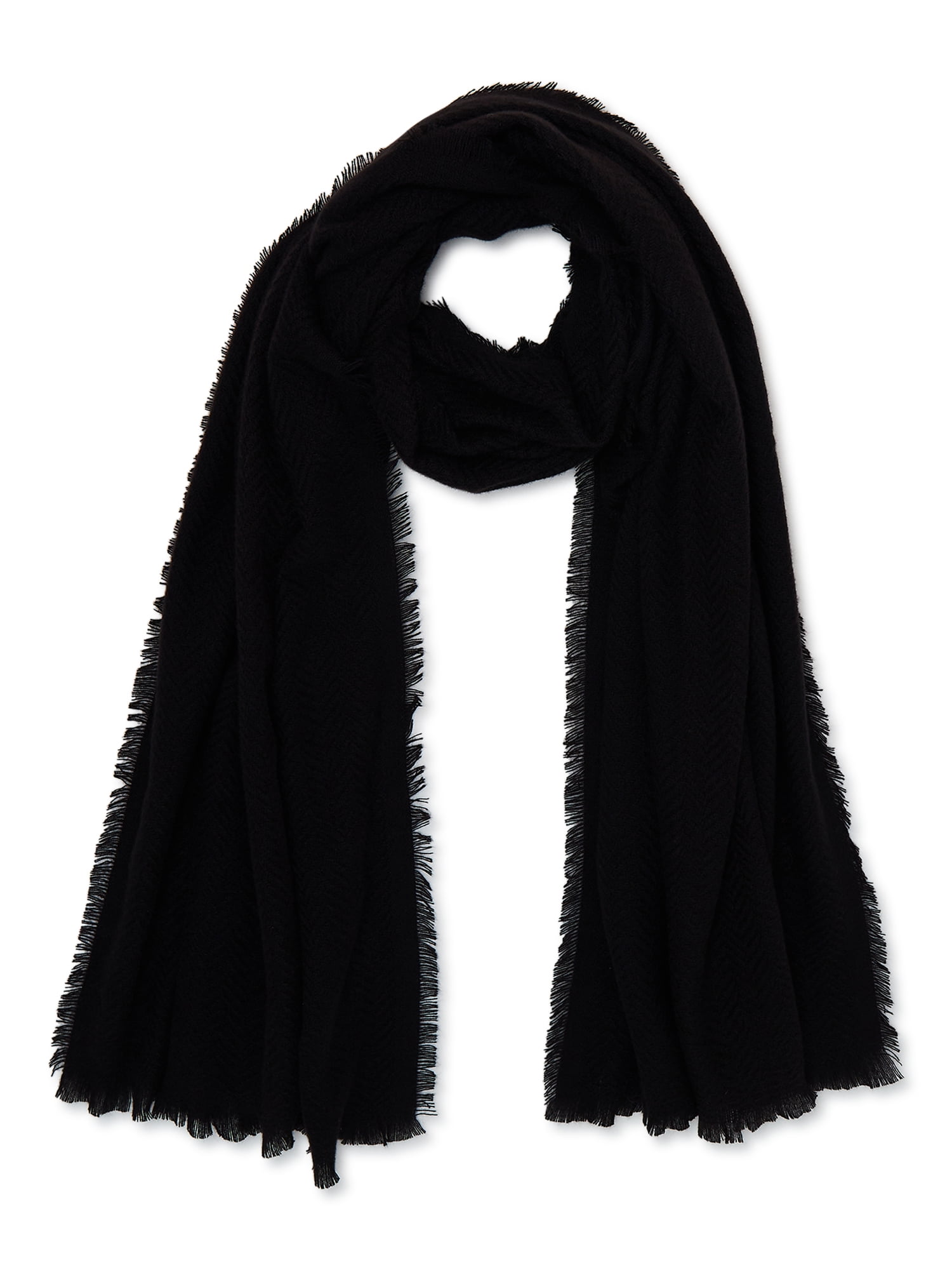 Time and Tru Women’s Pleated Blanket Wrap Scarf