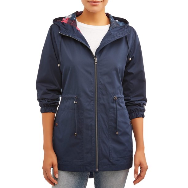Time and Tru Women's Plus Lightweight Anorak Jacket