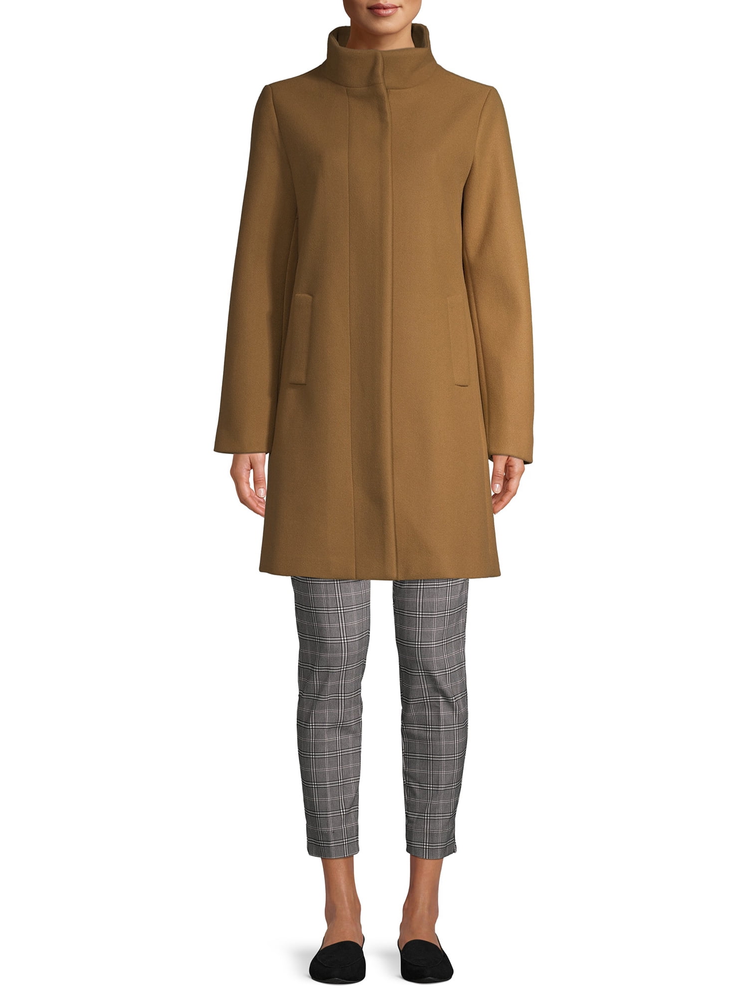 Funnel neck coat womens 2025