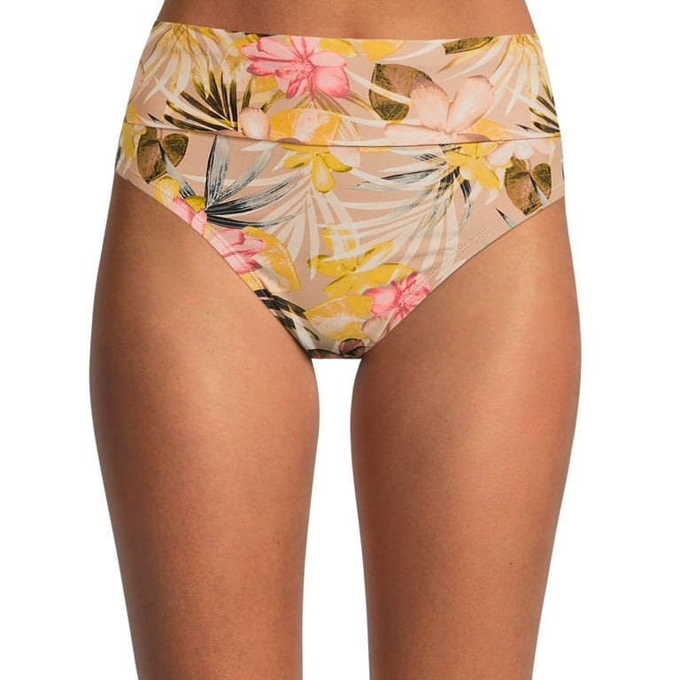 High waisted shop swim bottoms walmart