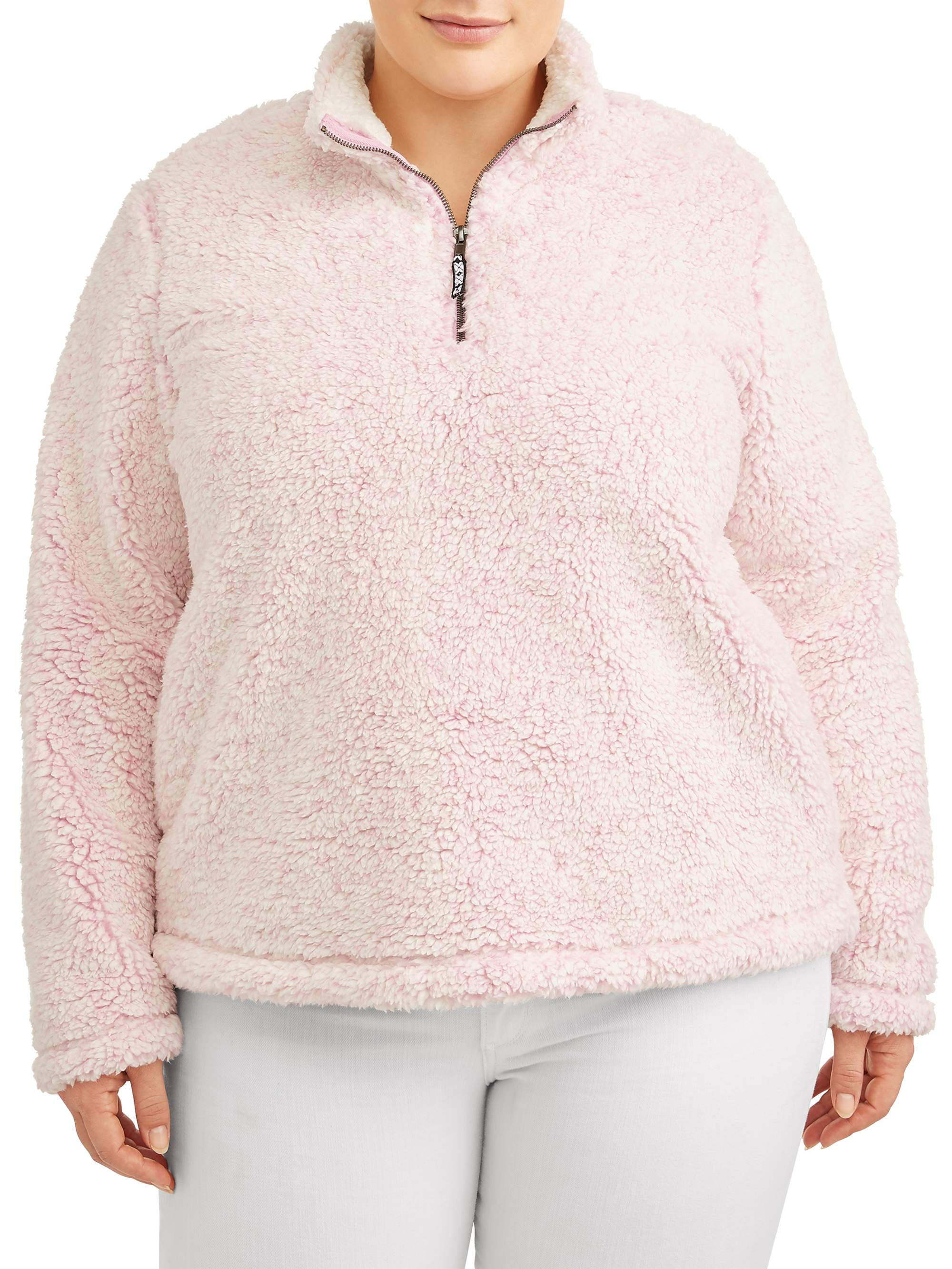 Time and tru women's snow tipped 2025 quarter zip jacket