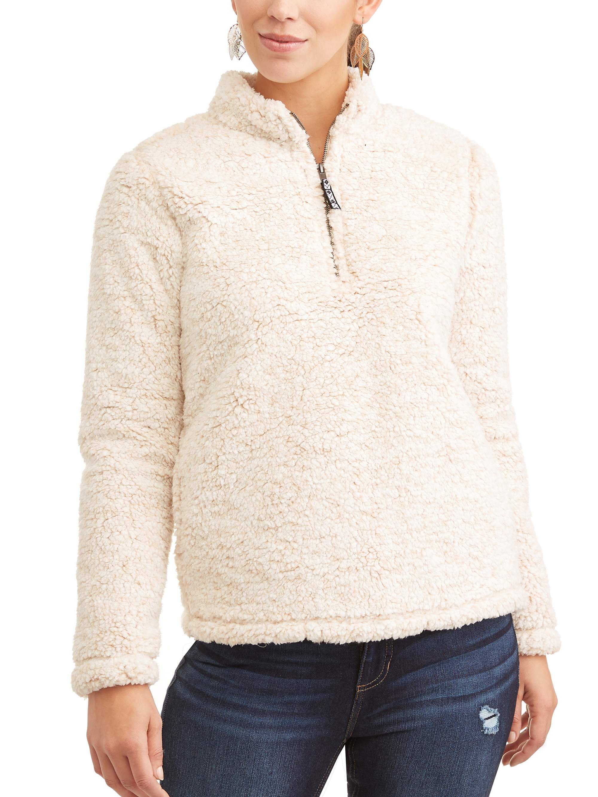 Time and tru snow tipped fleece jacket sale