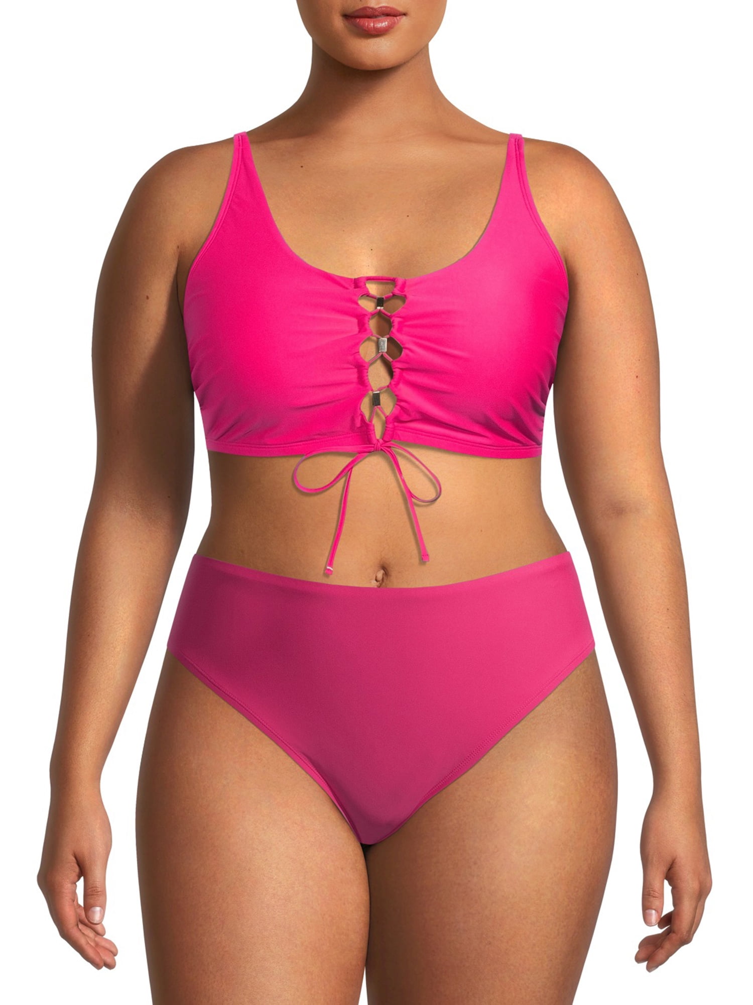 Swim crop top plus 2024 size