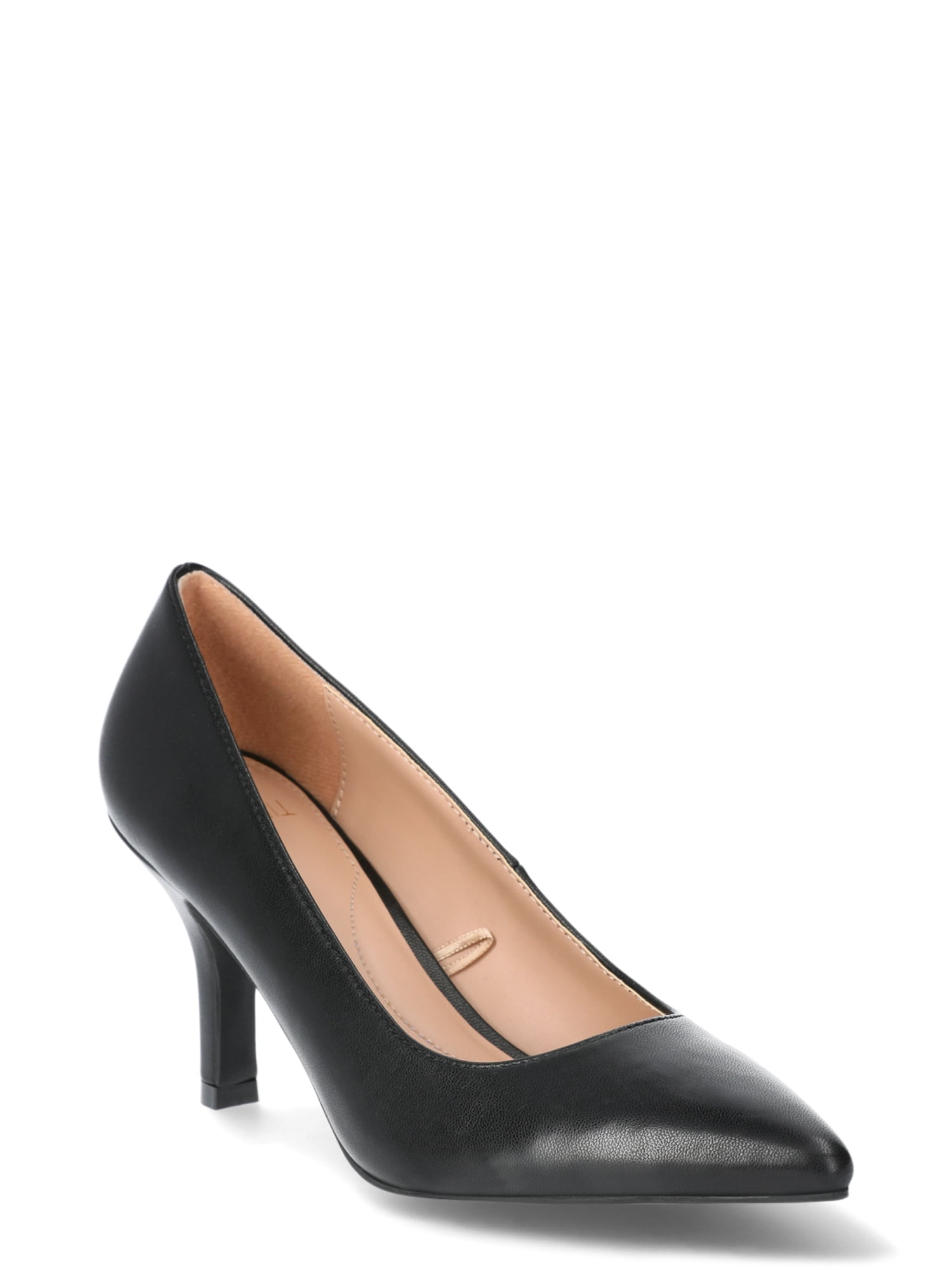Time and Tru women's Basic Pump - Faux Leather 2.75 Heel