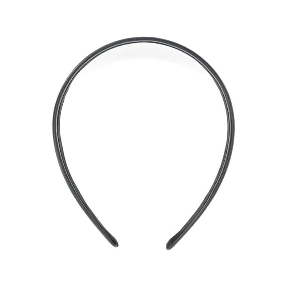 Time and Tru Women's Polyurethane Headband, Black