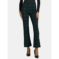 thumbnail image 1 of Time and Tru Women's Ponte Knit Pull On Bootcut Pants, Regular & Short Inseams, Size XS-XXXL, 1 of 2