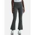 thumbnail image 1 of Time and Tru Women's Ponte Knit Pull On Bootcut Pants, Regular & Short Inseams, Size XS-XXXL, 1 of 5