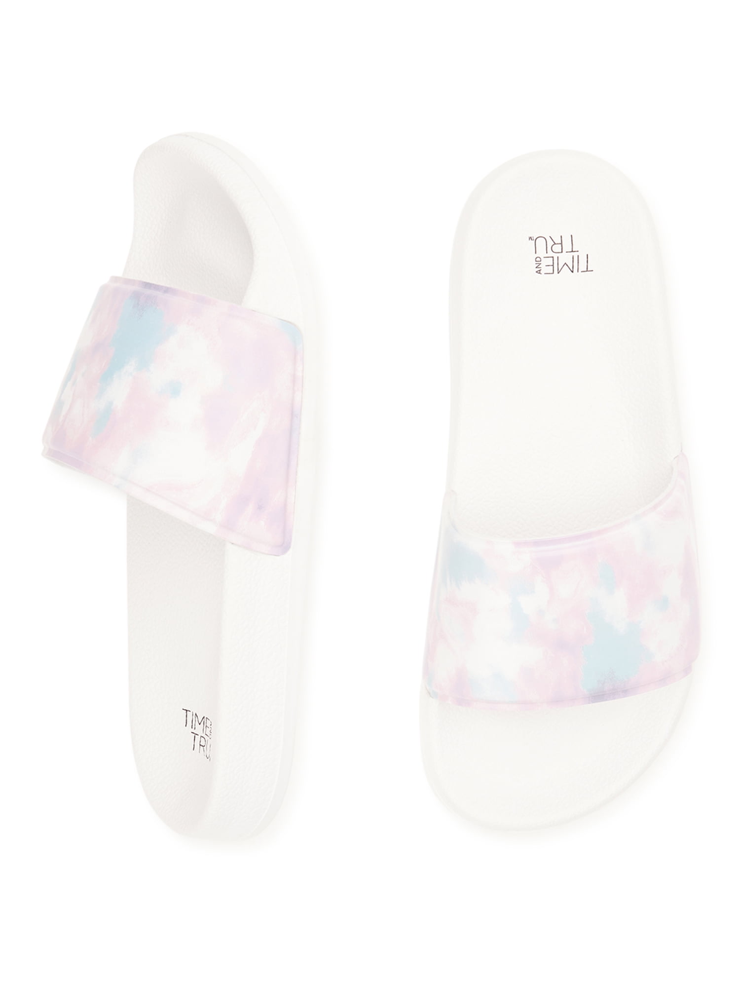 Time and Tru Women's Pool Slide Sandals
