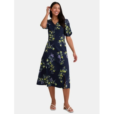 Time and Tru Women's Poplin Skirt Set, Sizes XS-XXXL