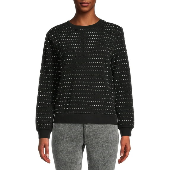 Time and Tru Women's Print Sweatshirt